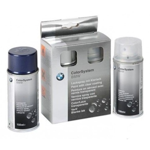 Set Spray Vopsea + Lac Oe Bmw Alaskablau Metalizat 150ML 367 51911052301